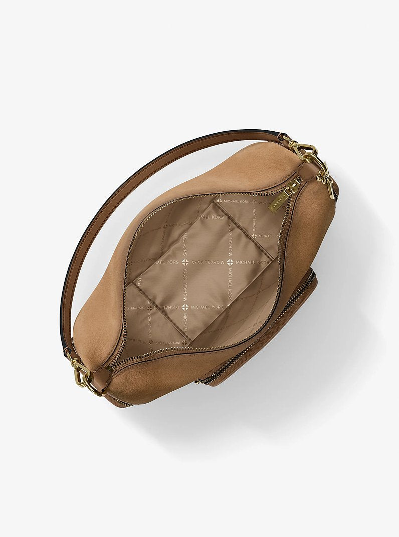 Merritt Medium Suede Convertible Shoulder Bag