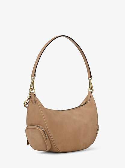 Merritt Medium Suede Convertible Shoulder Bag