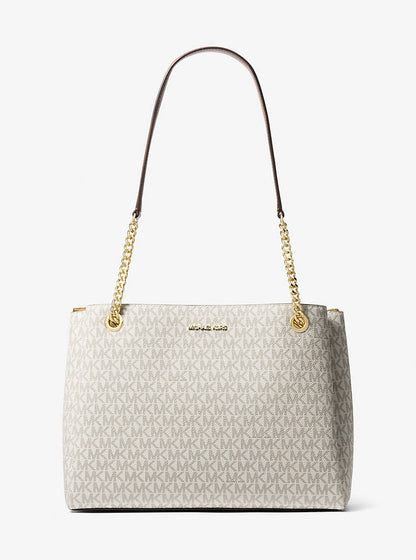 Soho Medium Signature Logo Tote Bag