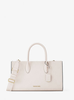 Mirella Medium Logo Debossed Satchel