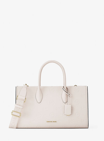 Mirella Medium Logo Debossed Satchel