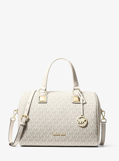 Grayson Medium Signature Logo Duffel Bag