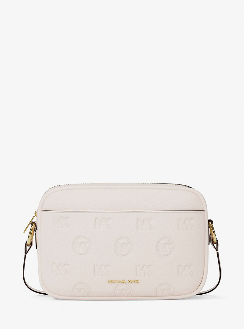 Jet Set Travel Large Logo Debossed Camera Crossbody Bag