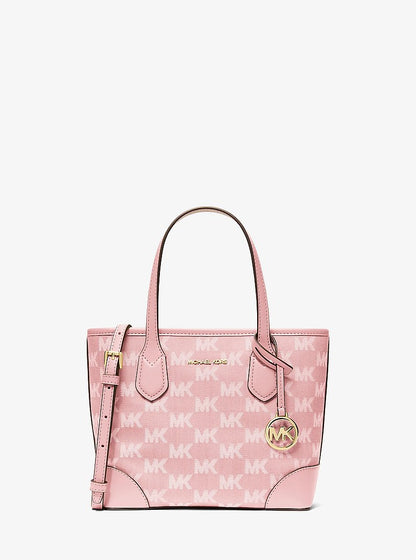 Eva Extra-Small Logo Jacquard Convertible Tote Bag