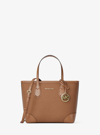 Eva Extra-Small Saffiano Leather Convertible Tote Bag