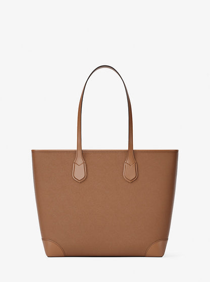 Eva Large Saffiano Leather Tote Bag