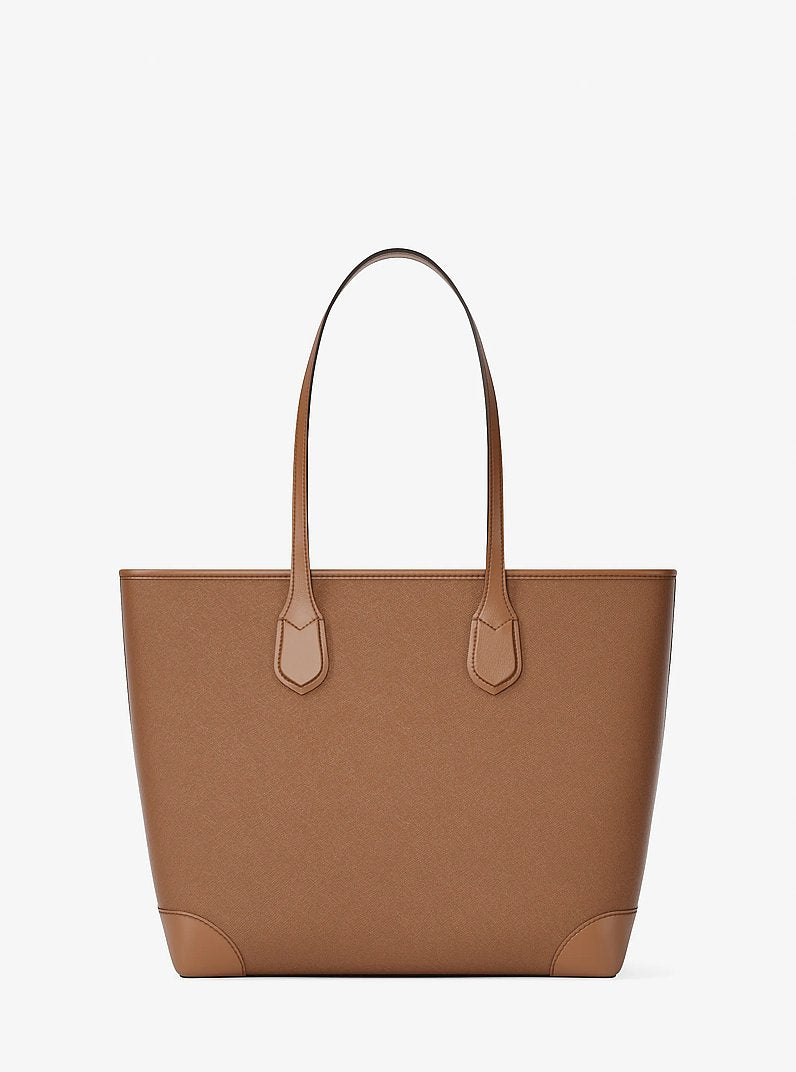 Eva Large Saffiano Leather Tote Bag