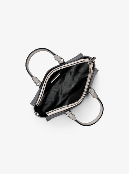 Arden Small Color-Block Signature Logo Messenger Bag