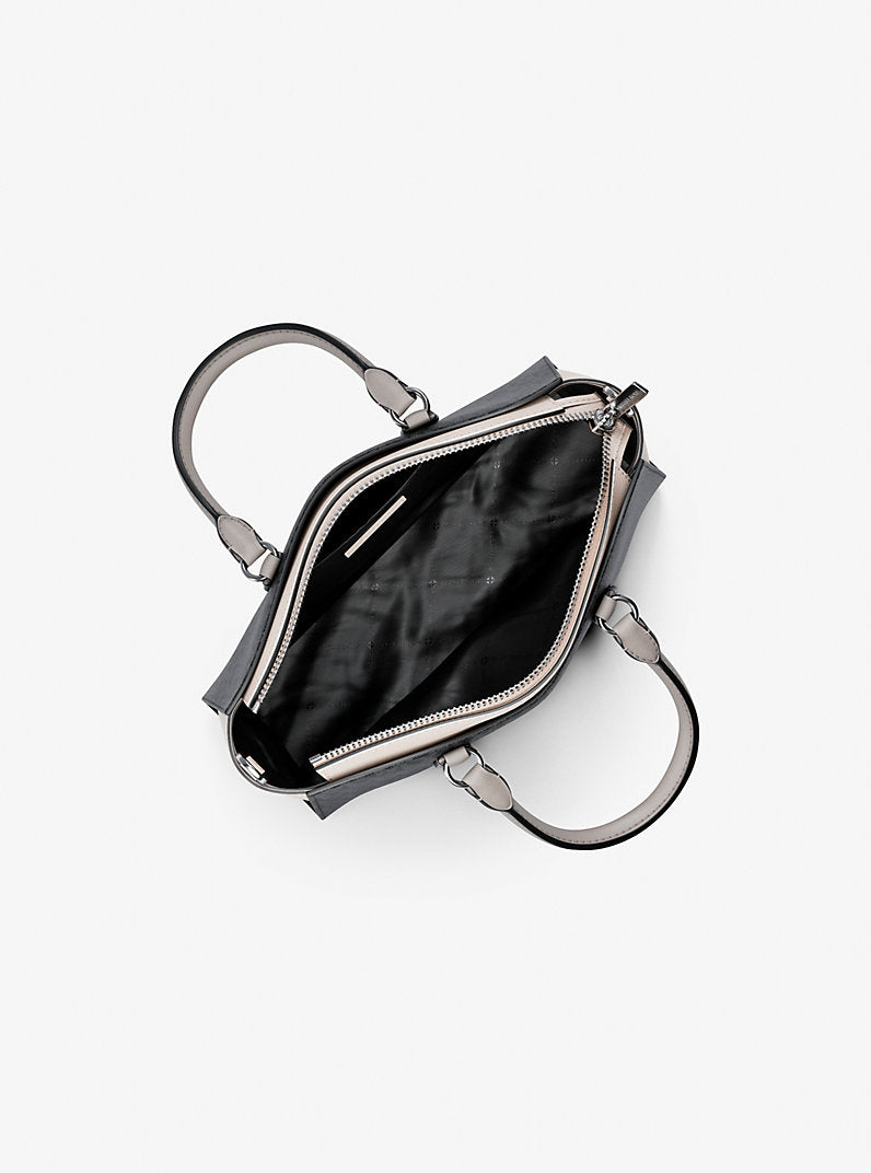 Arden Small Color-Block Signature Logo Messenger Bag