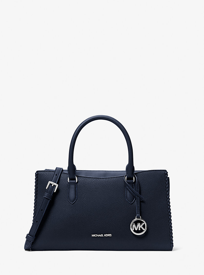 Arden Medium Top-Zip Satchel