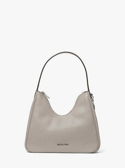 Nayla Small Pebbled Leather Hobo Shoulder Bag