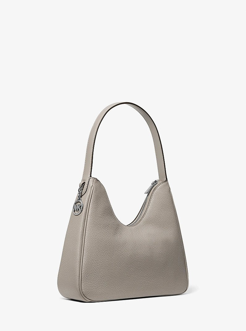 Nayla Small Pebbled Leather Hobo Shoulder Bag