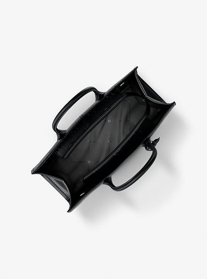 Mirella Medium Logo Debossed Satchel