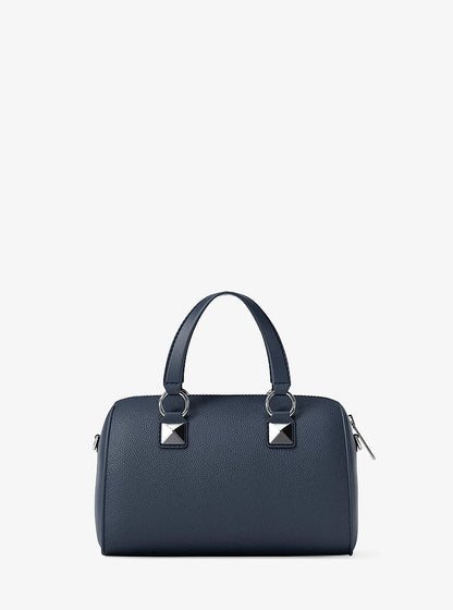 Grayson Small Pebbled Leather Duffel Crossbody Bag