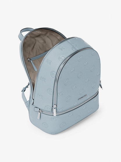 Rhea Medium Logo Debossed Backpack