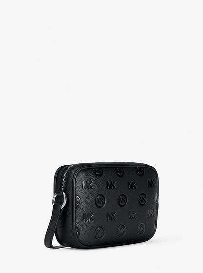 Jet Set Travel Large Logo Debossed Camera Crossbody Bag