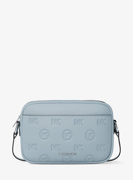 Jet Set Travel Large Logo Debossed Camera Crossbody Bag