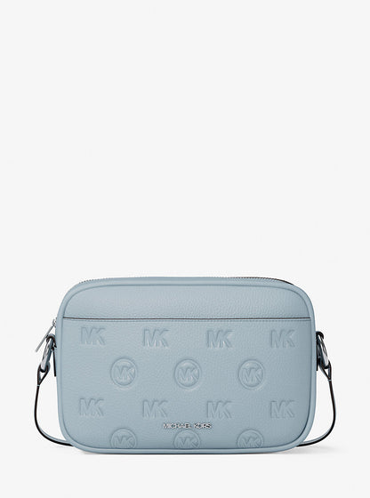 Jet Set Travel Large Logo Debossed Camera Crossbody Bag