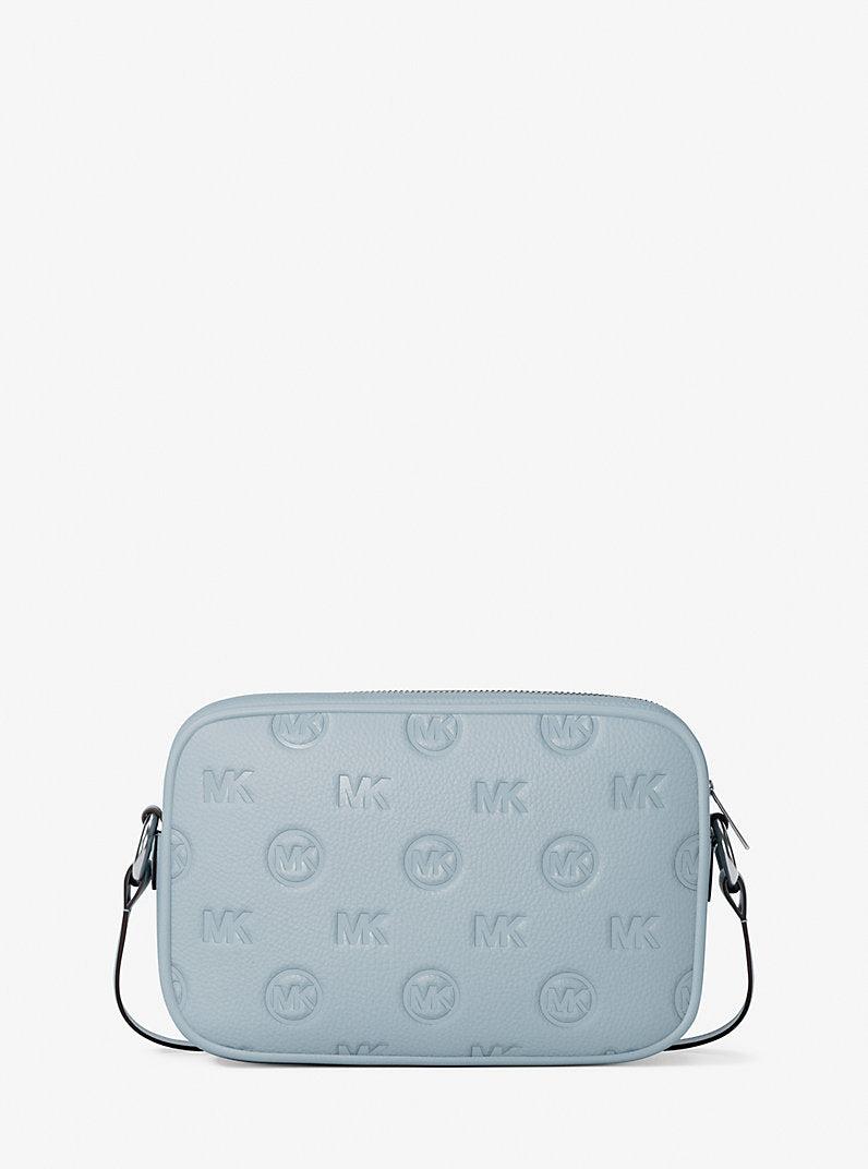 Jet Set Travel Large Logo Debossed Camera Crossbody Bag