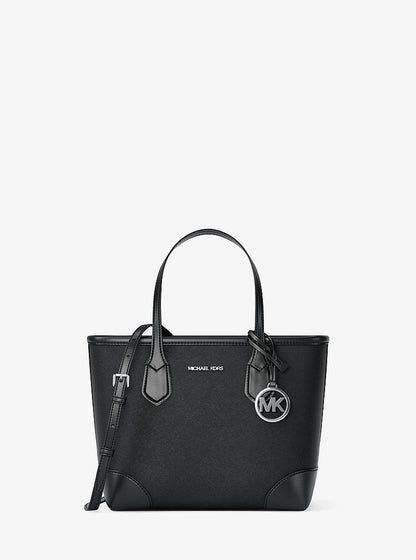 Eva Extra-Small Saffiano Leather Convertible Tote Bag