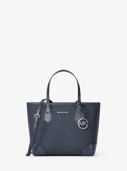 Eva Extra-Small Saffiano Leather Convertible Tote Bag