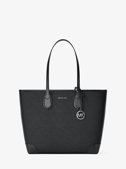 Eva Large Saffiano Leather Tote Bag