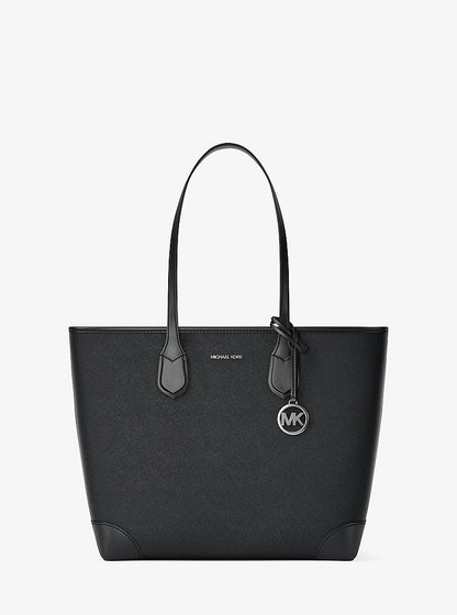 Eva Large Saffiano Leather Tote Bag