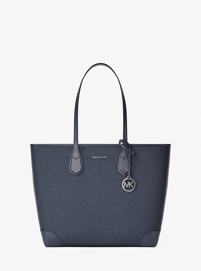 Eva Large Saffiano Leather Tote Bag