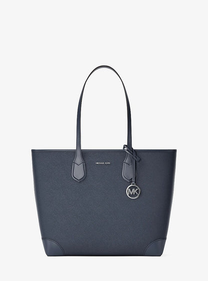 Eva Large Saffiano Leather Tote Bag