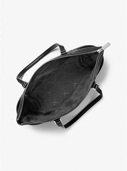 Michael Kors Charlotte Large Logo and Leather Top-Zip Tote Bag - Bags | Shop From The Mirage