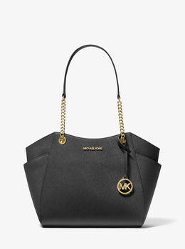 Jet Set Large Saffiano Leather Shoulder Bag