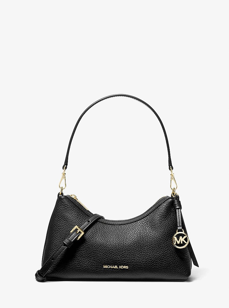 Sammy Small Pebbled Leather Convertible Crossbody Bag