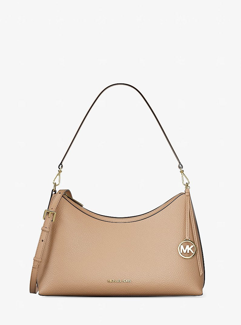 Sammy Medium Pebbled Leather Convertible Shoulder Bag