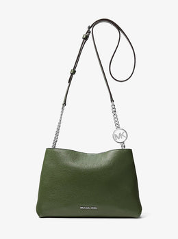 Christina Small Pebbled Leather Crossbody Bag