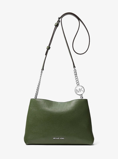 Christina Small Pebbled Leather Crossbody Bag