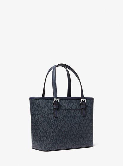 Jet Set Travel Extra-Small Logo Top-Zip Tote Bag