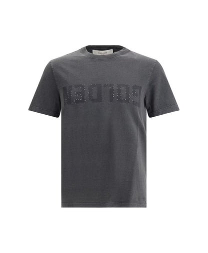Golden Goose Logoed T-Shirt with Vintage Touch
