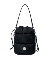 Quilted Bucket Bag with Leather Trims