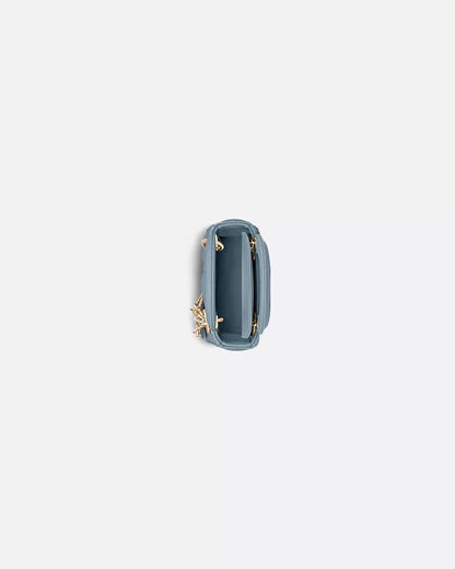 Lady Dior Micro Bag Cloud Blue Cannage Lambskin