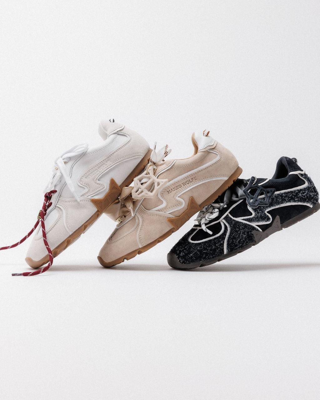 Adored White Suede/Leather