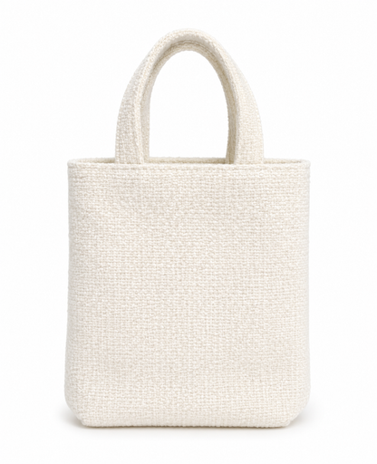 CHANEL Beauté 2024 Fuzzy Mini Tote Bag Gold CC Logo VIP Gift with Original Box