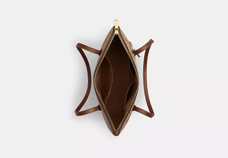 Fiona Zip Tote Bag In Signature Canvas