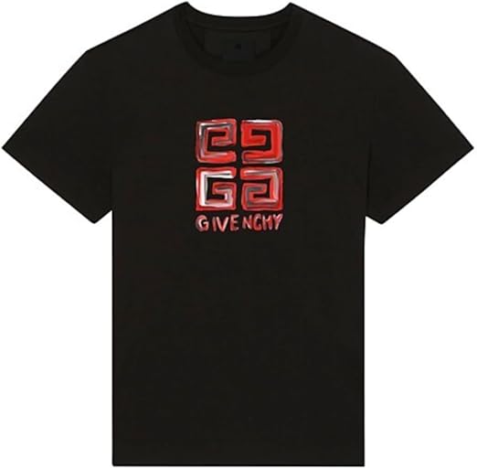 Givenchy 4G Multicolor Slim-fit Cotton t-Shirt, Black