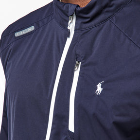 Men's Black Full-Zip Performance Golf Jacket