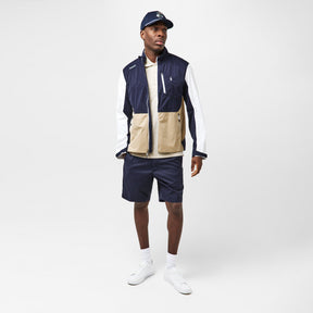 Men's Black Full-Zip Performance Golf Jacket