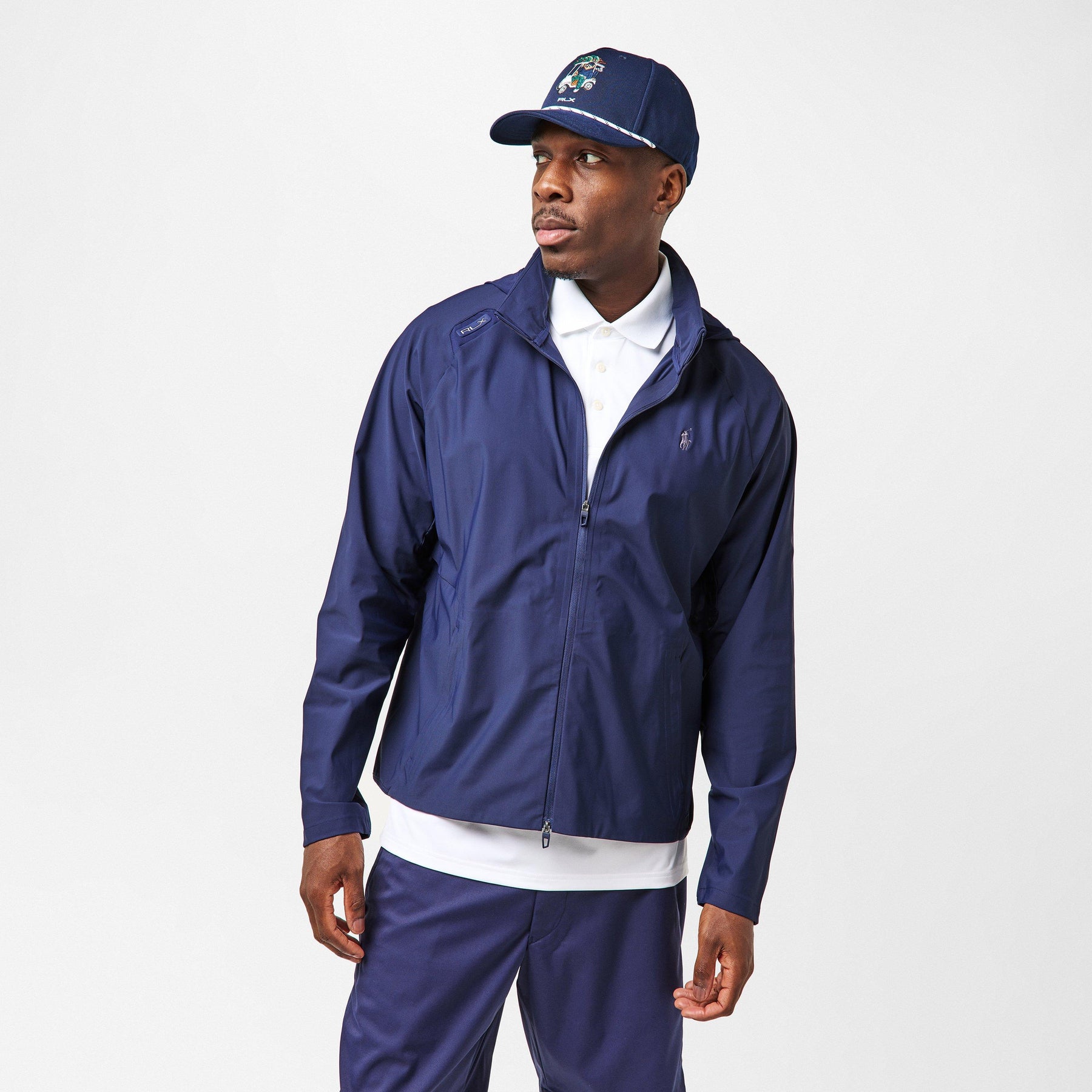 Men's Performance Woven Full-Zip Golf Jacket