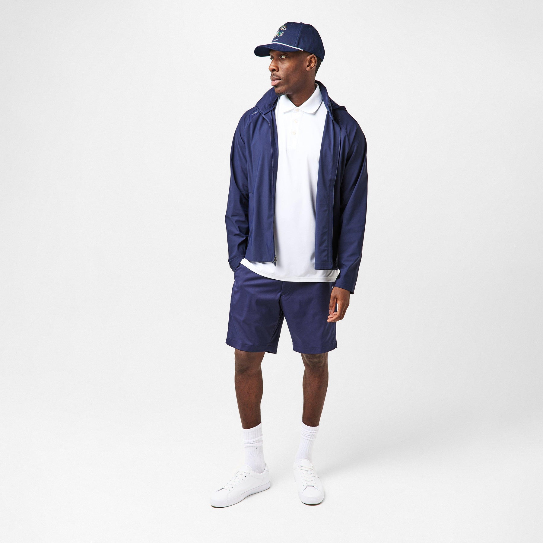 Men's Performance Woven Full-Zip Golf Jacket