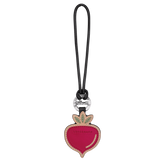 Longcharm Keyring Beetroot - Leather