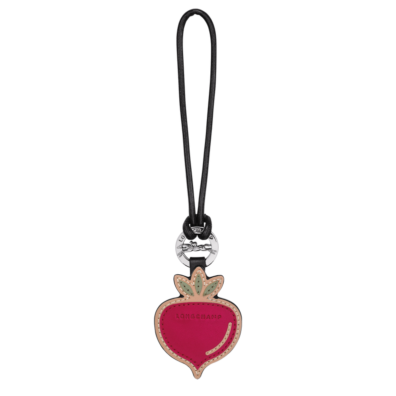 Longcharm Keyring Beetroot - Leather