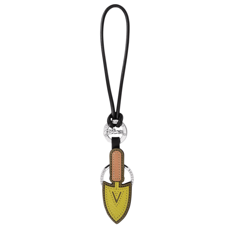 Longcharm Keyring Kiwi Green - Leather